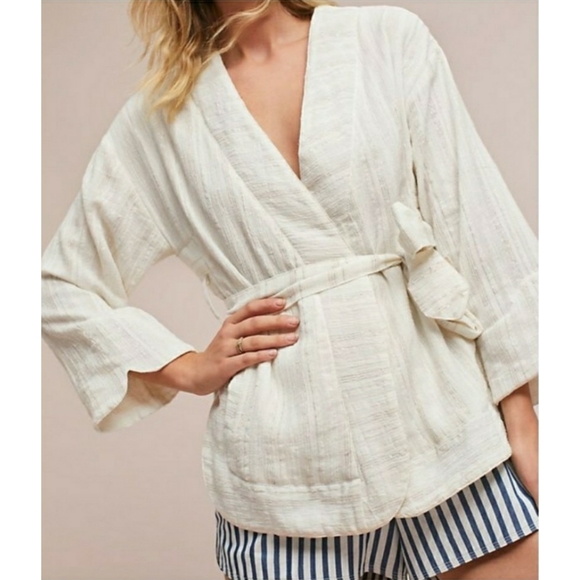 Anthropologie Tops - Anthropologie Hei Hei Amita Kimono Wrap Top